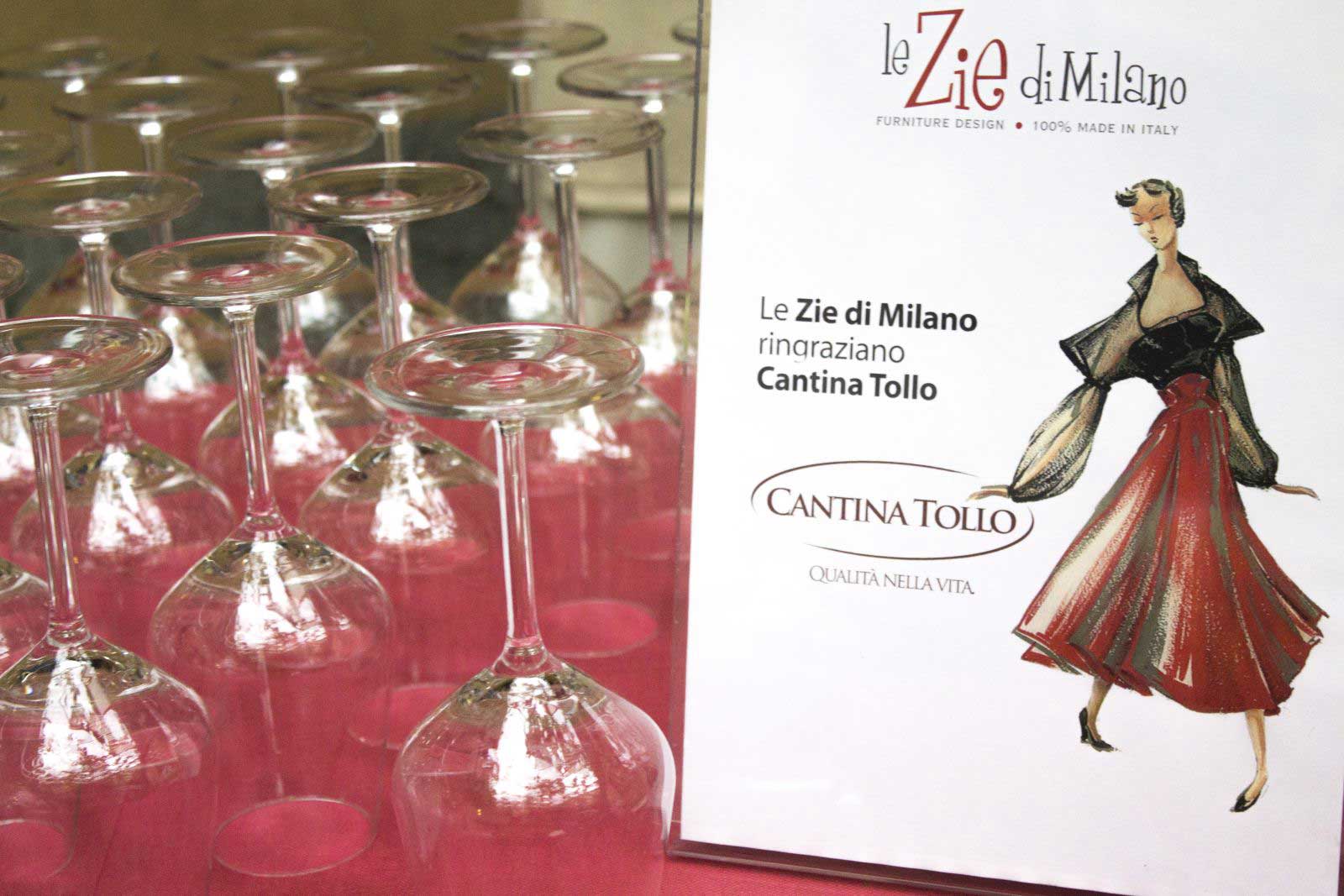 Presentazione del libro "Storie di una degustatrice astemia" presso showroom de Le Zie di Milano